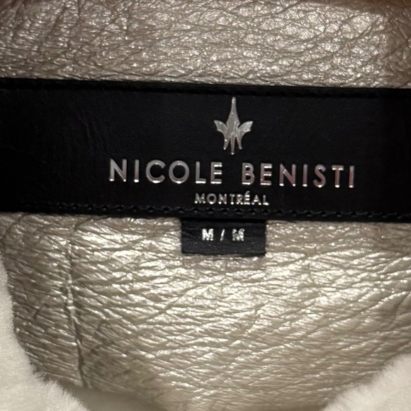 Nicole Benisti Montreal Shearling/Leather Coat - Picture 3 of 12